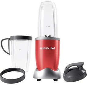 Blender Nutribullet NB907R, 900W, 950 ml, Zdrobire gheta, Puls, Fara BPA, Rosu