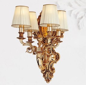 Aplica de perete clasica LUX realizata manual Amber