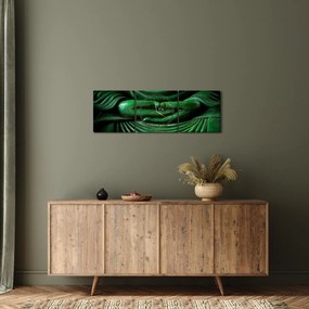 Tablou - Mâna lui Buddha (cu ceas) (90x30 cm)