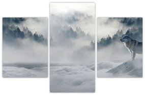 Tablou cu lupi (90x60 cm)