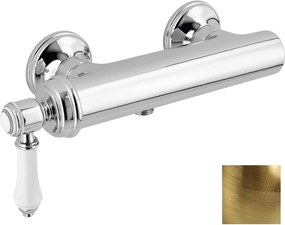 Baterie în culoarea bronzului pentru duș cu montare pe perete (1 ieșire) Vienna – Sapho