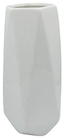 Vaza ceramica PATRICE, Alb, 19cm