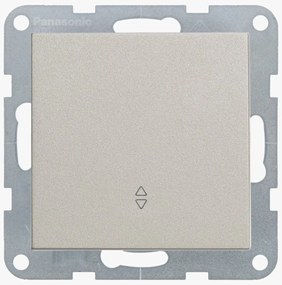 Intrerupator cap scara 10A, IP20, Sandstone, Panasonic Karre Plus 55 Soft Touch