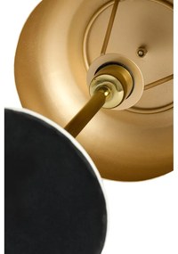 Veioză maro cu abajur din metal (înălțime 34 cm) Surin – Light &amp; Living