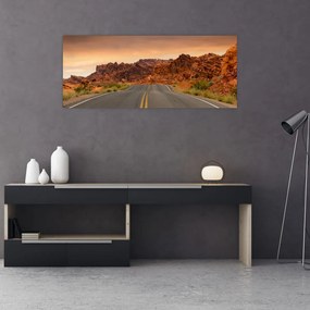 Tablou cu drum și piere (120x50 cm), în 40 de alte dimensiuni noi