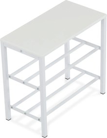 Raft pentru pantofi 83168-42 WT, metal, alb