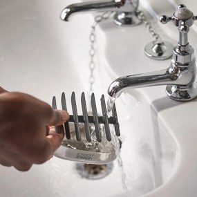 Săpunieră argintiu-lucios din oțel inoxidabil EasyStore Luxe – Joseph Joseph