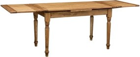 Masa extensibila, L140(240) 80 H80 cm, natur antichizat, lemn masiv