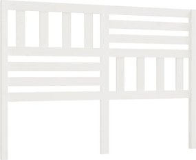 vidaXL Tăblie de pat, alb, 166x4x100 cm, lemn masiv de pin