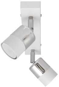 Spot LED TUBSSON 2xGU10/4,8W/230V alb/crom lucios