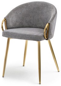 Scaun Carma K (gri + auriu). 1111003