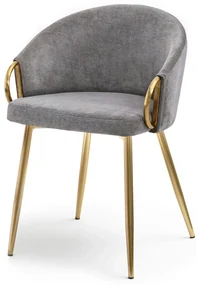 Scaun Carma K (gri + auriu). 1111003