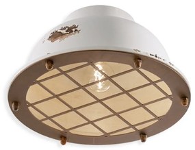 Plafoniera design retro realizata manual din ceramica INDUSTRIAL