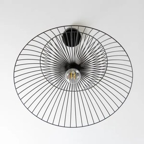 Brilagi - Lustră LED pe cablu CERIA WIRE, 1xE27/40W/230V, Ø 60 cm, neagră