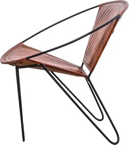 OFERTA Fotoliu de design PANCHO maro calitate II