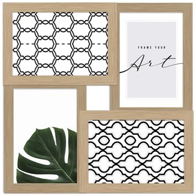 Ramă foto în culoare naturală de agățat 27x27 cm Beech – knor