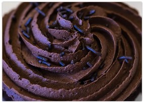 Tablou - Cupcake din ciocolată (70x50 cm)