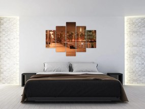 Tablou - Noaptea orașului (150x105 cm)