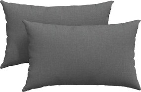 vidaXL Perne pentru canapea 2 pcs Gri închis 50 x 30 cm țesătură