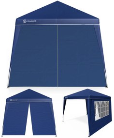Deuba Pavilion de gradina Capri 3x3 m - 2 pereti laterali - albastru
