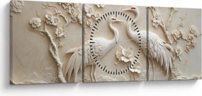 Tablou - Model Chinezesc (cu ceas) (90x30 cm)