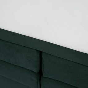 Pat boxspring, 200x200, verde, APRIL