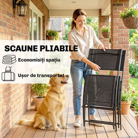 Outsunny bistro economisire spațiu pliabil | Aosom Romania