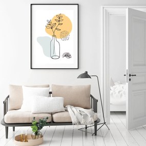 Poster - Vaza cu platnă (A4)