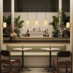 Lustra, Pendul Maris din metal auriu si scoica Capiz