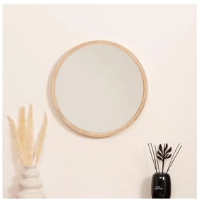 Oglindă de perete Atmosphera OLAV d. 52 cm paulovnia