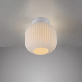 Schöner Wohnen 13574-16 - Plafonieră NAMI 1xE27/25W/230V, diam. 20 cm, albă
