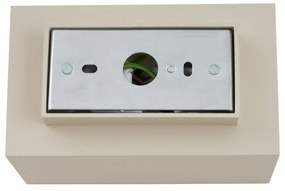 Aplică modernă bej GU10 50mm pătrată cu 2 lumini - Sandy