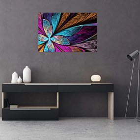 Tablou - Floare, abstracție (90x60 cm)