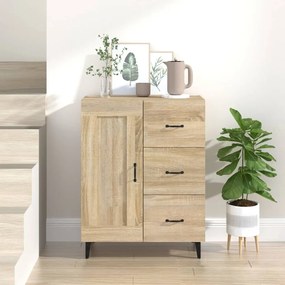 vidaXL Dulap, stejar sonoma, 69,5x34x90 cm, lemn compozit