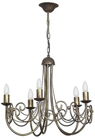 Candelabru PALACE pe lanț 5xE14/60W/230V