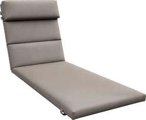 Outsunny Pernă Confortabilă pentru Șezlong Exterior cu Tetieră și Legături, Ideală pentru Grădină, Gri Închis | Aosom Romania