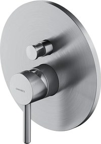 Baterie cada-dus incastrata Omnires Y finisaj nichel periat fara corp ingropat