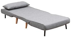 Fotoliu gri deschis Folde – Artie