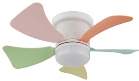 Globo 03609B - Ventilator de tavan LED HINES dimabil 10W/230V 3000-6500K +telecomandă