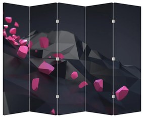 Paravan - 3D abstracție (210x170 cm)