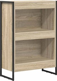 vidaXL Dulap pentru cărți Sonoma 80 x 30 x 155 cm Lemn compozit