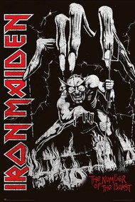 Poster Iron Maiden - Number of Beast, (61 x 91.5 cm)