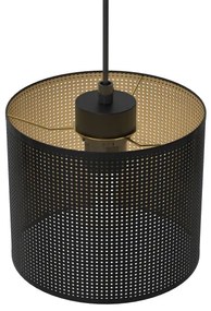 Lustră pe cablu LOFT SHADE 3xE27/60W/230V neagră/aurie