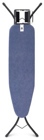 Masa de calcat Brabantia A 1003325, 110x30 cm, 7 pozitii de reglare, Suport fier de calcat, Albastru