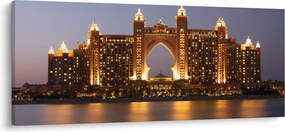 Tablou construcției în Dubai (120x50 cm)