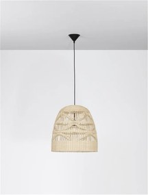 Lustra / Pendul modern design natural ratan MARLO D-46cm