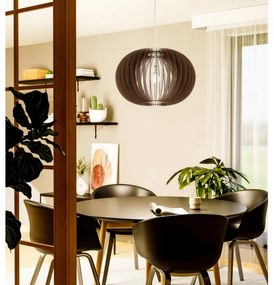 Eglo 95026 - Pendul pe cablu STELLATO, 1xE27/60W/230V, diametru 70 cm, maro