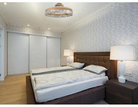 Lustră LED dimabilă aplicată Brilagi LED/86W/230V 3000-6500K auriu + telecomandă