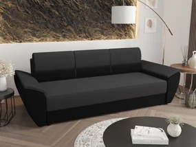 Canapea trei locuri Radiant Bis (Gri închis + Negru). 1056837
