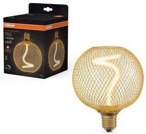 Bec LED dimabil Osram DECOR FILAMENT G125 E27/3,5W/230V 1800K auriu
